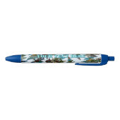Stylo Bleu Camouflage Arctique Fractal (Bas)