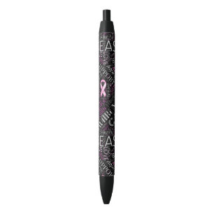 Stylo Bleu Cancer du sein Sensibilisation Mot Cloud ID261