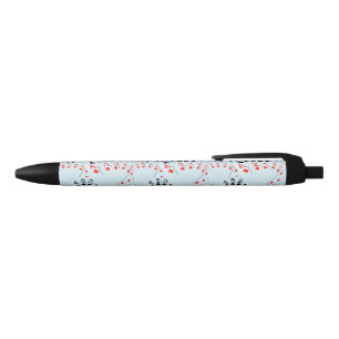 Stylo Bleu Cartes De Poker De Clubs Et Diamants,