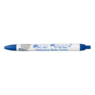 Stylo Bleu C'est Twin Boys Welcome Baby Rattle Annonces