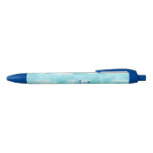 Stylo Bleu C'est un garçon, Light Blue Abstrait Pens Annonce  (Haut)
