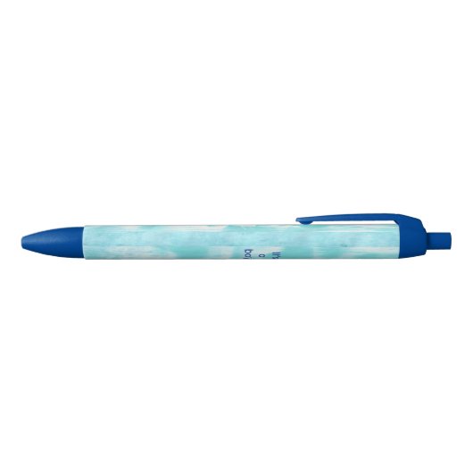 Stylo Bleu C'est un garçon, Light Blue Abstrait Pens Annonce  (Haut)