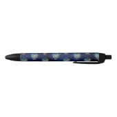 Stylo Bleu Chat à casque pour astronaute mignon (Bas)
