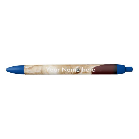 Stylo Bleu Chaton mignon (Devant)