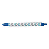Stylo Bleu Chevron (Devant)