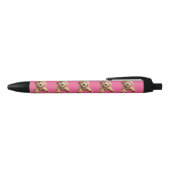 Stylo Bleu Chiot de Doodle Doré (Haut)