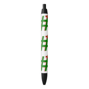 Stylo Bleu #Christmas #HASHTAG - Symbole de balise Hash