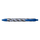 Stylo Bleu Ciel bleu Zèbre rayé (Dos)