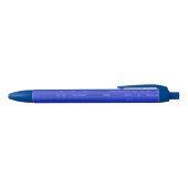 Stylo Bleu Circuit cool bleu géométrique (Haut)