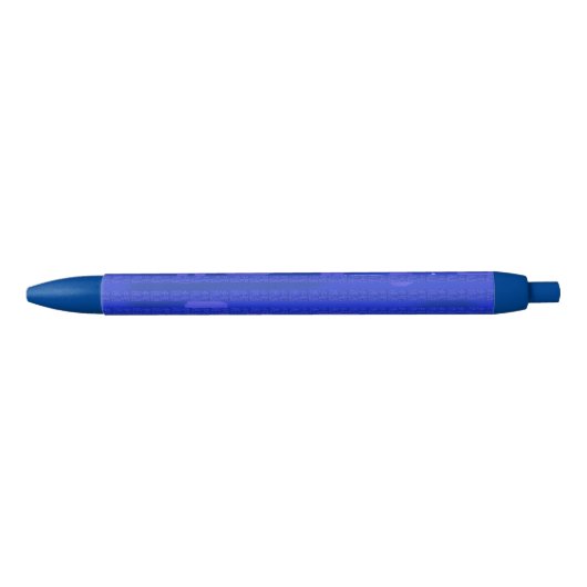 Stylo Bleu Circuit cool bleu géométrique (Devant)