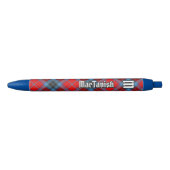 Stylo Bleu Clan MacTavish Tartan (Devant)