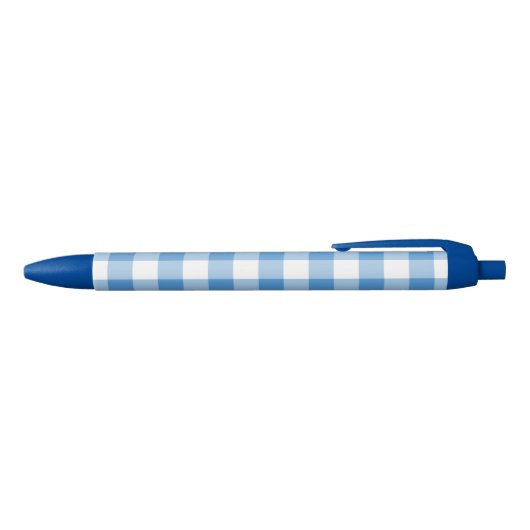 Stylo Bleu Classic Bleu Bleu Bleu Motif Chèque (Haut)
