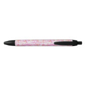 Stylo Bleu Collage de plage nautique Hot Pink ID840 (Dos)