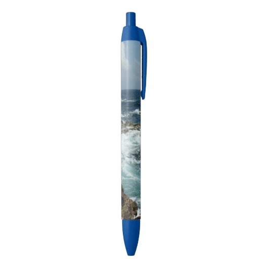 Stylo Bleu Côte rocheuse d'Aruba et océan bleu (Bas (Vertical))