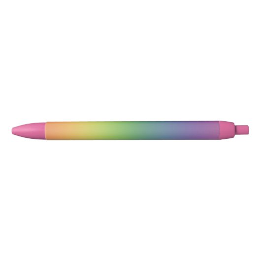Stylo Bleu Couleurs vert violet rose rouge orange jaune bleu (Devant)
