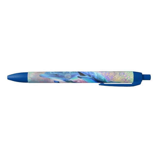 Stylo Bleu Couple dauphin - Beau (Bas)