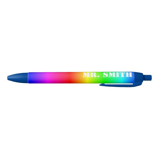Stylo Bleu Créez votre propre dégradé Rainbow personnalisé (Bas)