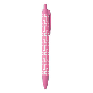 Stylo Bleu Croix chrétienne