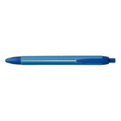 Stylo Bleu Custom Name & Text Swedish Flag (Dos)