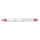 Stylo Bleu Customizable logo website simple business Pink (Devant)