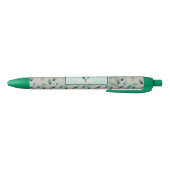 Stylo Bleu Cute Cactus Fleur de verdure Impression personnali (Bas)