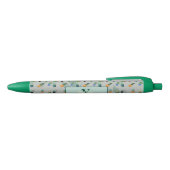 Stylo Bleu Cute Cactus Fleur de verdure Impression personnali (Haut)
