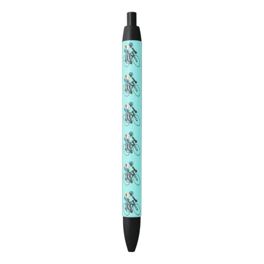 Stylo Bleu Cycliste n° 3 (devant Vertical)