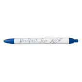 Stylo Bleu Devis d'amour constant (Devant)