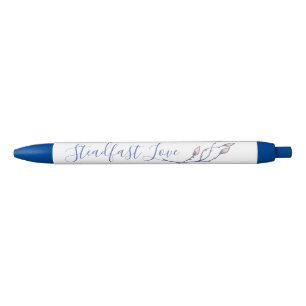 Stylo Bleu Devis d'amour constant