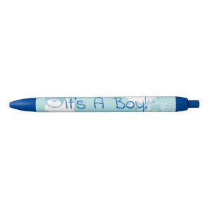 Stylo Bleu douche bleue de bébé de moutons
