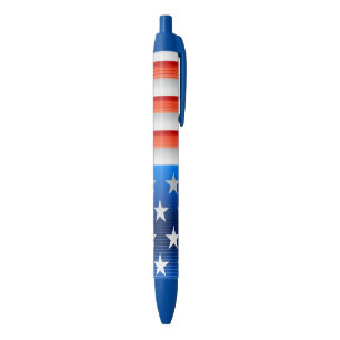 Stylo Bleu Drapeau américain