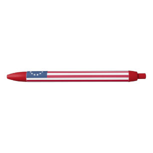 Stylo Bleu Drapeau américain Betsy Ross
