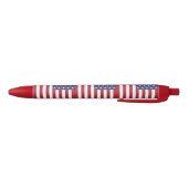 Stylo Bleu Drapeau américain motif (Bas)