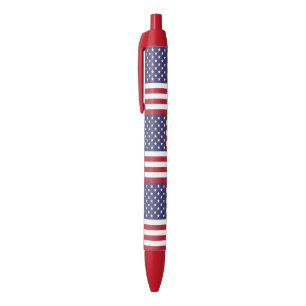 Stylo Bleu Drapeau américain motif