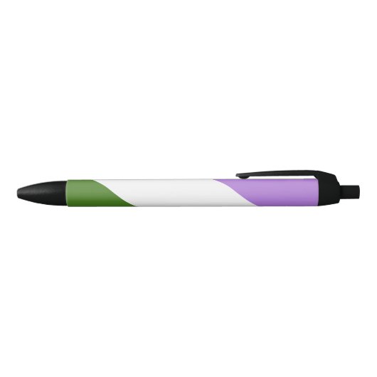 Stylo Bleu Drapeau de fierté genderqueer (Haut)