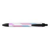Stylo Bleu Drapeau de fierté intersexe (Dos)