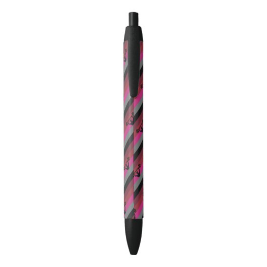 STYLO BLEU DRAPEAU DE FIERTE MUSCULAIRE (Dos (Vertical))