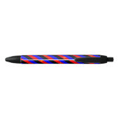 Stylo Bleu Drapeau de fierté polyamoureuse (Dos)
