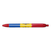 Stylo Bleu Drapeau de la Moldavie (Dos)
