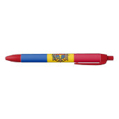 Stylo Bleu Drapeau de la Moldavie (Bas)