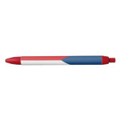 Stylo Bleu Drapeau de la République tchèque (Devant)