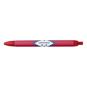 Stylo Bleu Drapeau de l'Arkansas