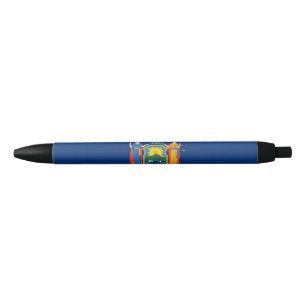 Stylo Bleu Drapeau de l'État de New York