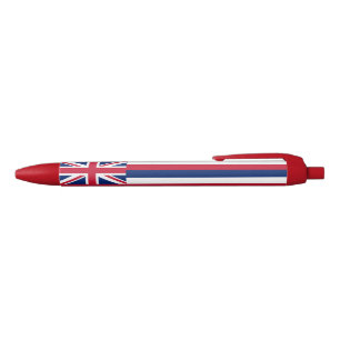 Stylo Bleu Drapeau de l'État d'Hawaii
