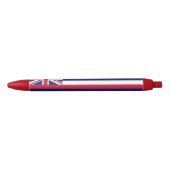 Stylo Bleu Drapeau de l'État d'Hawaii (Devant)