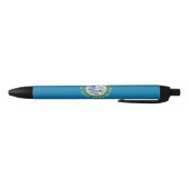 Stylo Bleu Drapeau de l'État du Dakota du Sud (Bas)