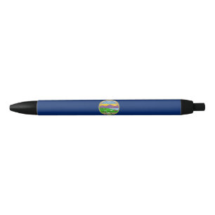 Stylo Bleu Drapeau de l'État du Kansas