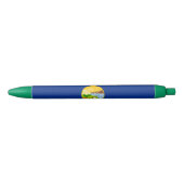 Stylo Bleu Drapeau de l'État du Montana (Devant)