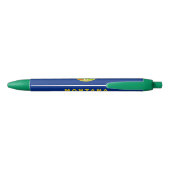 Stylo Bleu Drapeau de l'État du Montana (Dos)