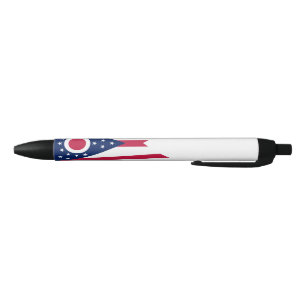 Stylo Bleu Drapeau de l'Ohio